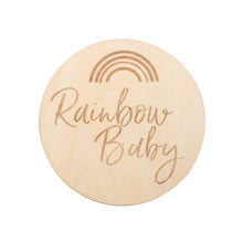 Load image into Gallery viewer, Rainbow Baby milestone disc