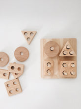 Load image into Gallery viewer, Eco wooden shape sorter