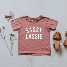 Load image into Gallery viewer, Sassy Lassy kids tee