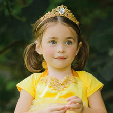Load image into Gallery viewer, Handmade princess crown - clear gold
