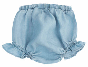 Baby tender bloomer with lace