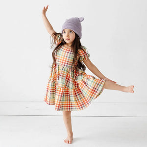 The Juliet dress in summer plaid