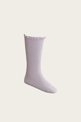 Jamie Kay frill socks - lavender