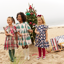 Load image into Gallery viewer, Girls Raphaela dress - holiday tartan