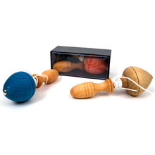 Load image into Gallery viewer, Pull string wooden spinning top