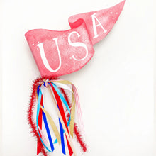 Load image into Gallery viewer, USA party pennant