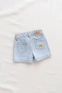 Vintage short - light wash denim