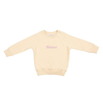 Vanilla ‘sister’ sweatshirt