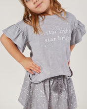 Load image into Gallery viewer, Star light flutter tee - periwinkle