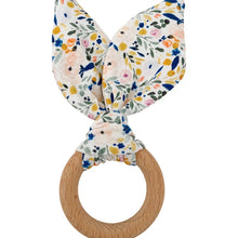 Load image into Gallery viewer, Crinkle Bunny Ears Teether- Floral
