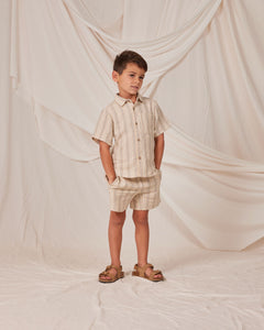 Short sleeve shirt - pool stripe