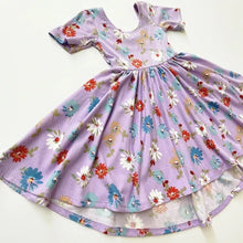 Load image into Gallery viewer, High-low twirl dress - lavender floral