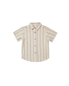 Short sleeve shirt - pool stripe