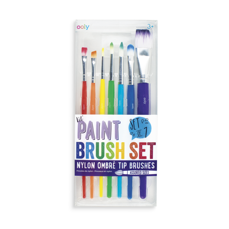 Lil paint brush set - set of 7