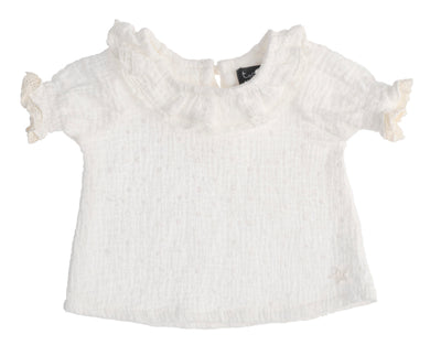 Swiss embroidery baby blouse