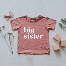 Load image into Gallery viewer, Big sister kids tee