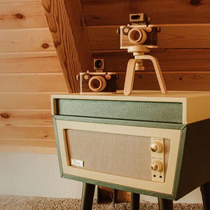 The original 35MM wooden toy camera