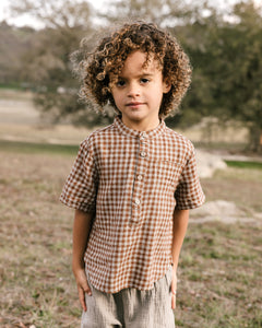 Short sleeve mason shirt - gingham