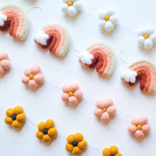 Load image into Gallery viewer, Soft and sweet rainbow garland