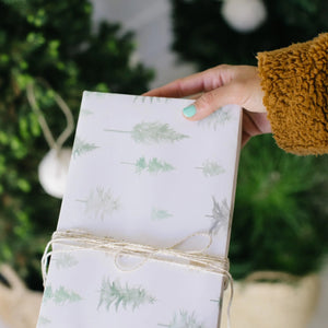 Peaceful forest gift wrap roll