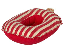 Load image into Gallery viewer, Rubber boat, small mouse - red stripe