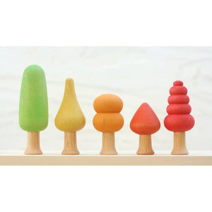 Forest trees (warm) - 5 pieces