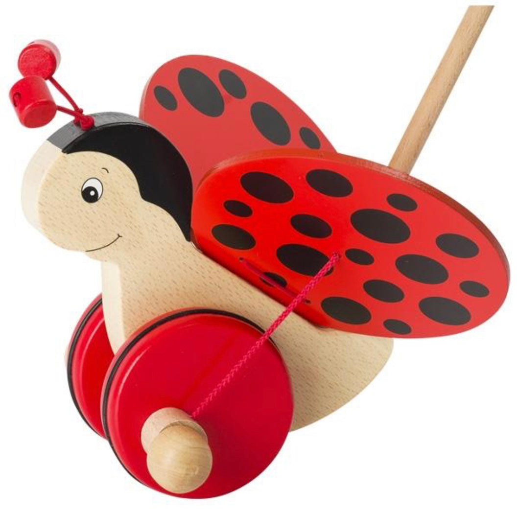 Push-along animal, ladybird Florah