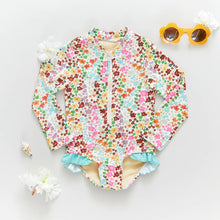 Load image into Gallery viewer, Girls Arden suit - multi ditsy floral