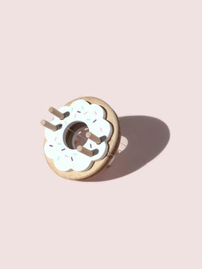 Donut pom maker - vanilla (medium)
