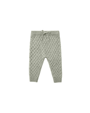 Knit gable pant - agave