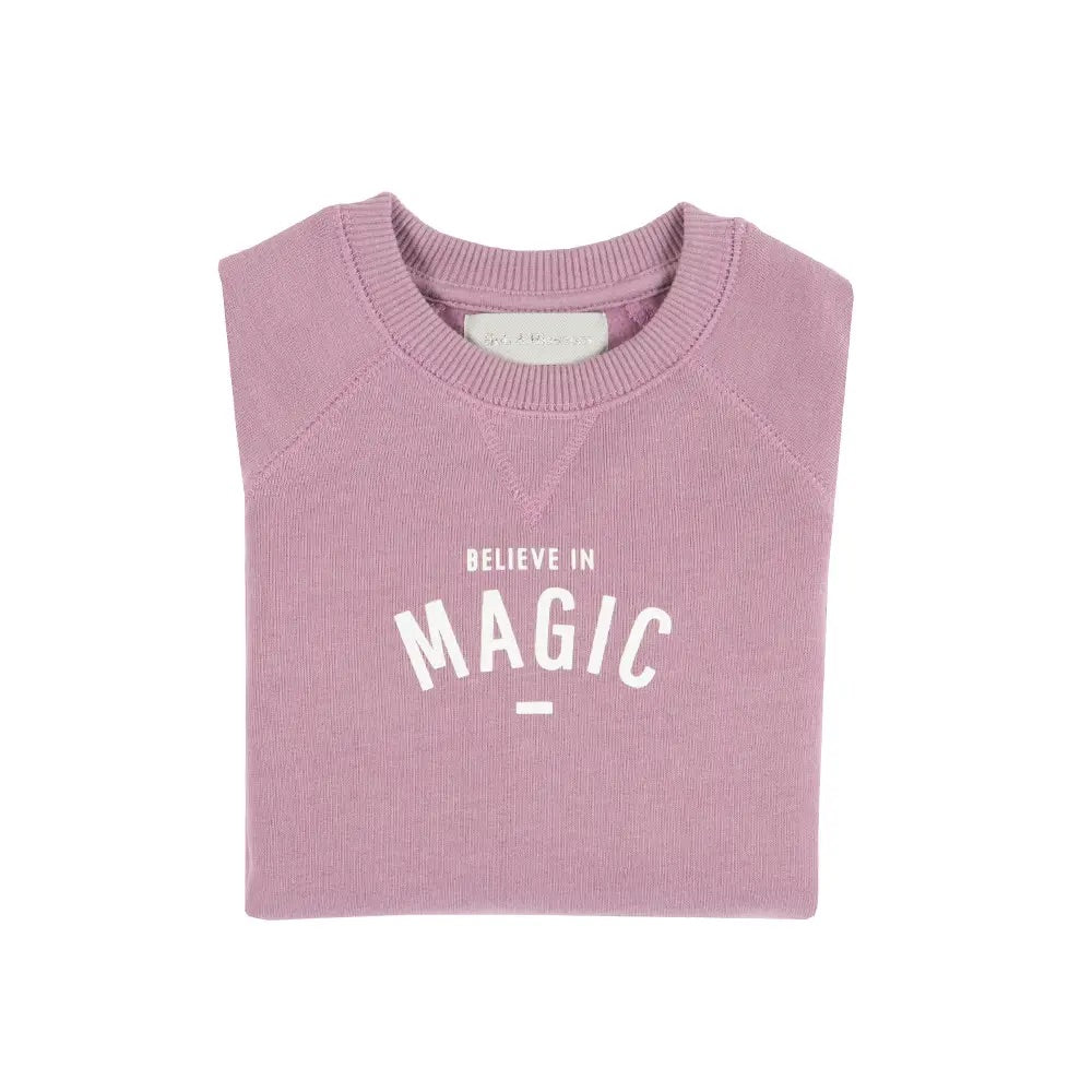 Violet ‘believe in magic’ sweatshirt