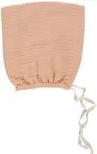 Load image into Gallery viewer, Pixie bonnet - apricot cream