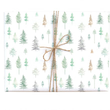 Load image into Gallery viewer, Peaceful forest gift wrap roll