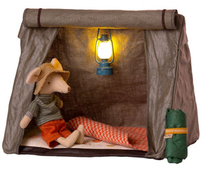 Happy camper tent, mouse