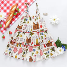 Load image into Gallery viewer, Girls garden dress - Parisian picnic