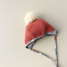 Load image into Gallery viewer, Briar wool pom bonnet - blooming pom
