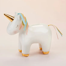 Load image into Gallery viewer, Unicorn ceramic bank