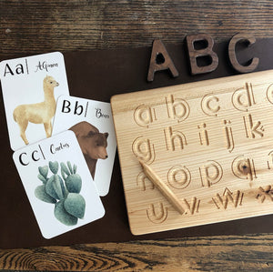 Alphabet tracing board - lowercase