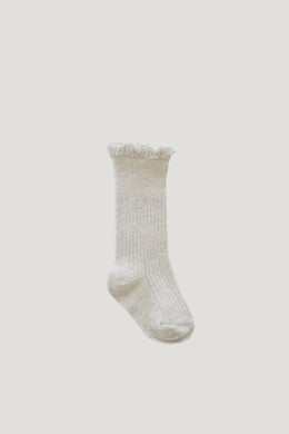 Jamie Kay frill socks - oatmeal