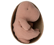Load image into Gallery viewer, Gantosaurus in egg, small - old rose