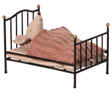 Load image into Gallery viewer, Vintage bed, mouse - anthracite