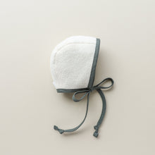 Load image into Gallery viewer, Glad linen bonnet - Sherpa lined