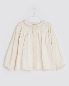 Eleanor blouse - milk linen
