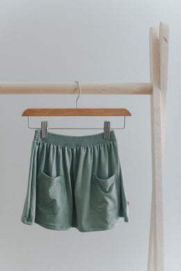 Pocket skirt - green