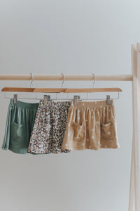 Pocket skirt - green