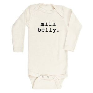 Milk belly long sleeve onesie