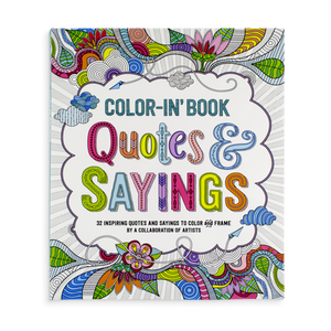 Color-in’ book: Quotes and sayings