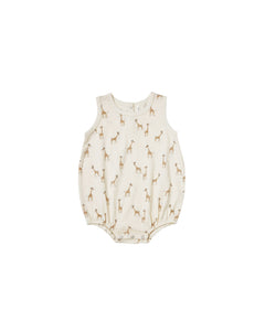 Bubble onesie - giraffes