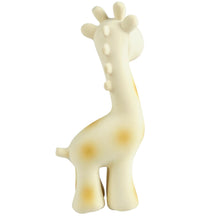 Load image into Gallery viewer, Giraffe - natural organic rubber teether, baby rattle &amp; bath toy