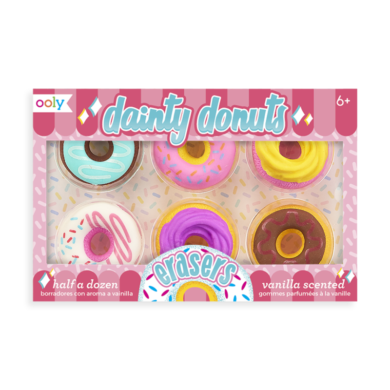 Dainty donuts pencil erasers